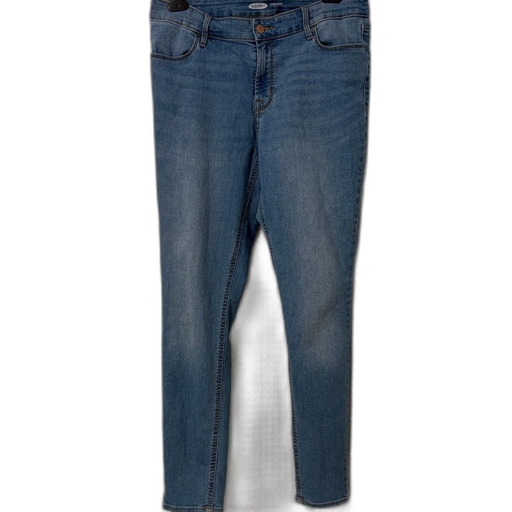 Old Navy Women's Skinny Jeans in Denim Blue Size 10 - Picture 1 of 4